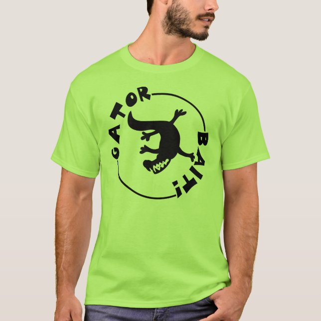T-shirt Alligator d'appât (Devant)