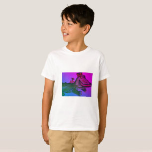 T-shirt Alligator de mardi gras avec des écrevisses