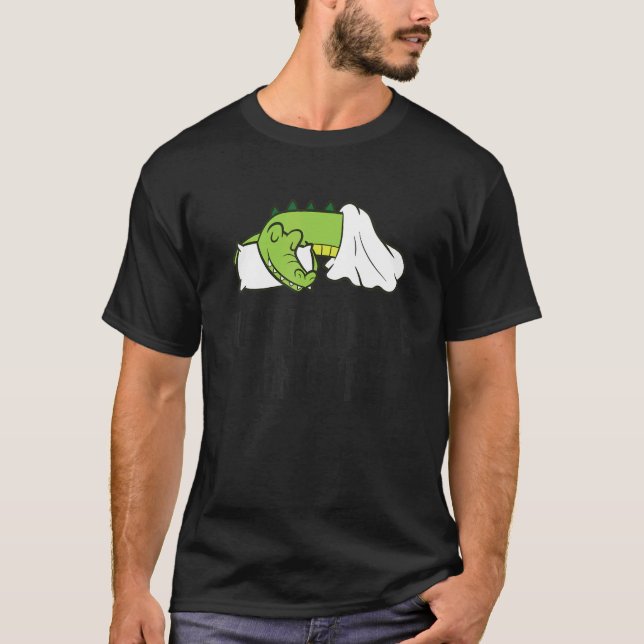 T-shirt Alligator Dormir Dix Minutes De Plus Alligator (Devant)