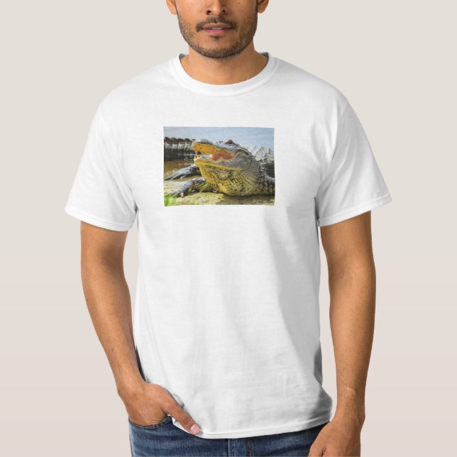 T-shirt Alligator. Face à face (Devant)