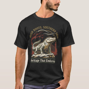T-shirt Alligator Irish Roots Southern Soul