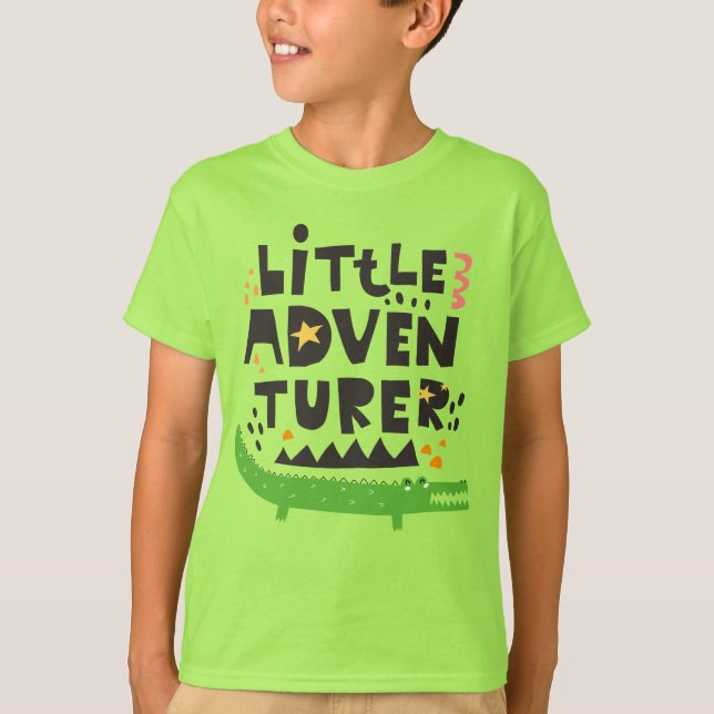 T-shirt Alligator petit aventurier (Devant)