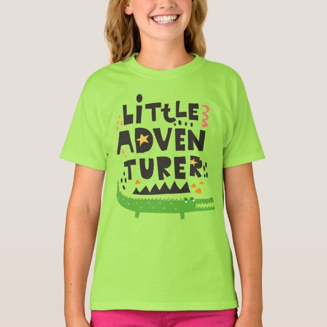 T-shirt Alligator petit aventurier (Devant)