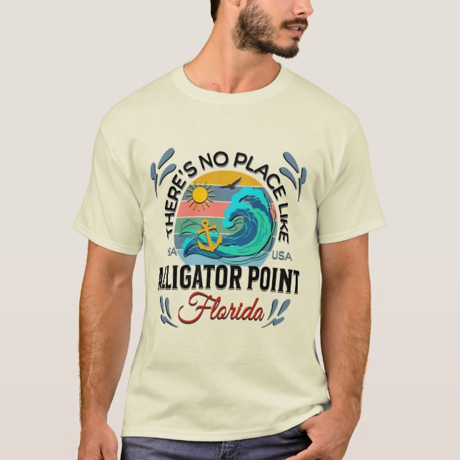 T-shirt Alligator Point, Floride (Devant)