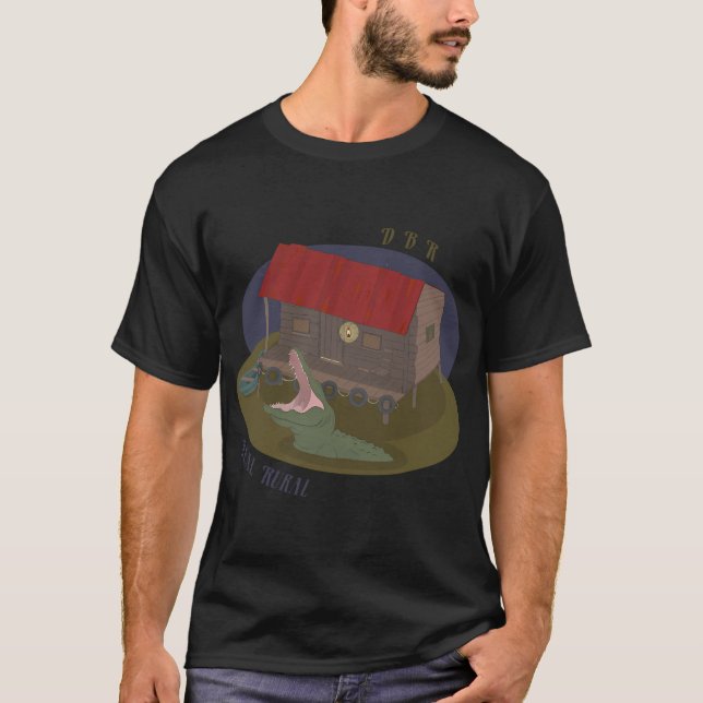 T-shirt Alligator sur le Bayou (Devant)