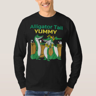 T-shirt Alligator Tail Drams Bar Humoristique