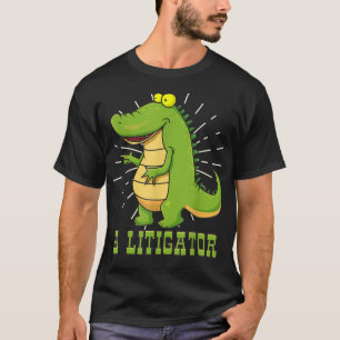 T-shirt Alligator Un avocat mignon Dons d'études de droit