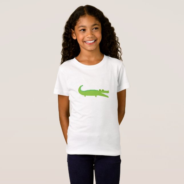 T-Shirt Alligator vert (Devant entier)