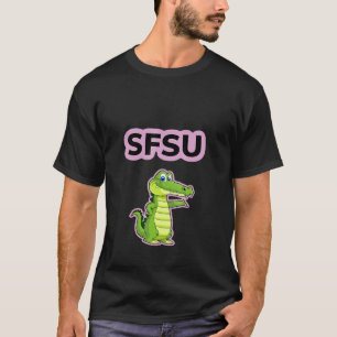 T-shirt Alligator Vert