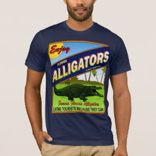 T-SHIRT ALLIGATOR VINTAG ELABEL