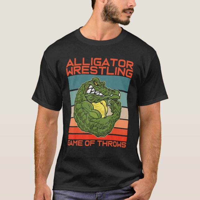 T-shirt Alligator Wrestling (Devant)