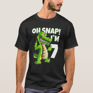 T-shirt Alligators 7e anniversaire Joyeux 7e anniversaire 