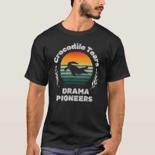 T-shirt alligators animaux de crocodile silhouette reptile