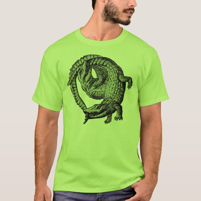 T-shirt Alligators gris (Devant)