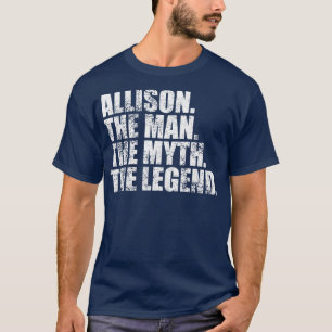 T-shirt Allison Allison Nom de famille Allison nom de fami