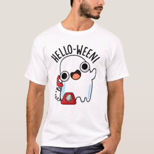 T-shirt Allo-ween Funny Ghost Pun