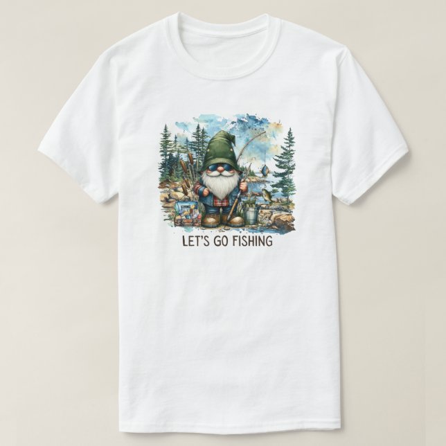 T-shirt Allons à la Pêche (Design devant)