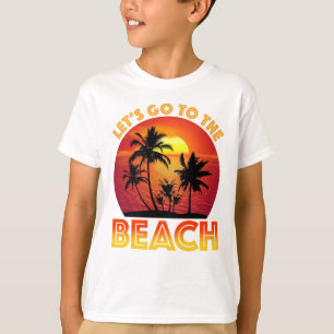 T-shirt Allons à la plage