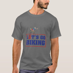 T-shirt Allons à vélo, Biden Bicycle, Sarcastique Biden Fa