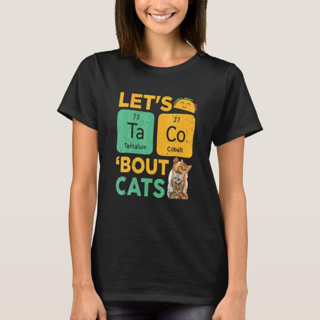 T-shirt Allons Acos à Ce Sujet Chat  Aco Chat (Devant)
