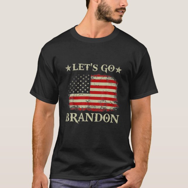 T-shirt Allons Brandon Amusants Allons Brandon (Devant)