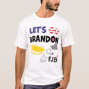T-SHIRT ALLONS BRANDON AVEC TRUMP