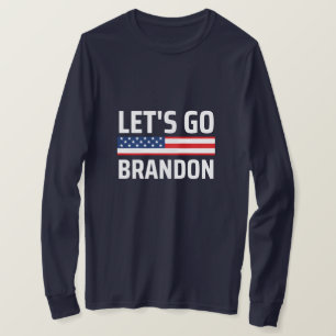 T-shirt allons brandon chant joe biden, drôles laissez all