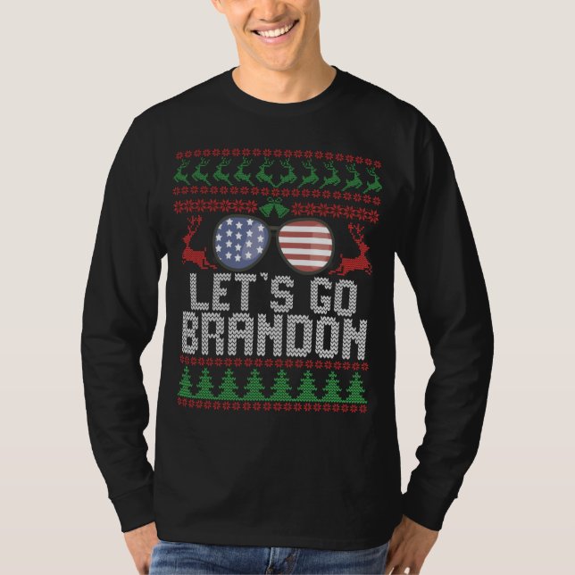 T-shirt Allons Brandon Laid Sweater Patriotic (Devant)
