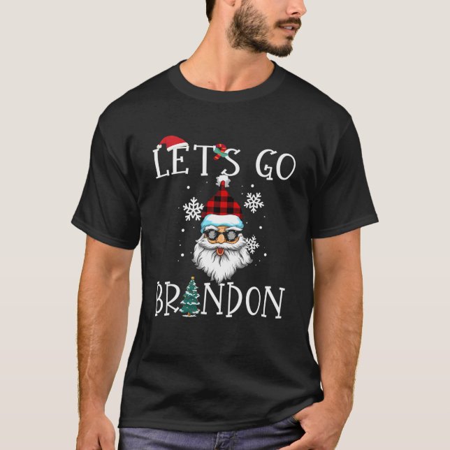 T-shirt Allons Branson Brandon Conservateur Noël Fu (Devant)