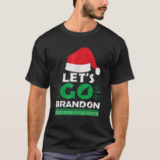 T-shirt Allons Branson Noël 2021 Santa Hat Ugly Chr