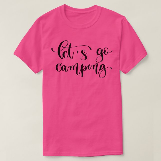 T-shirt Allons camper (Design devant)