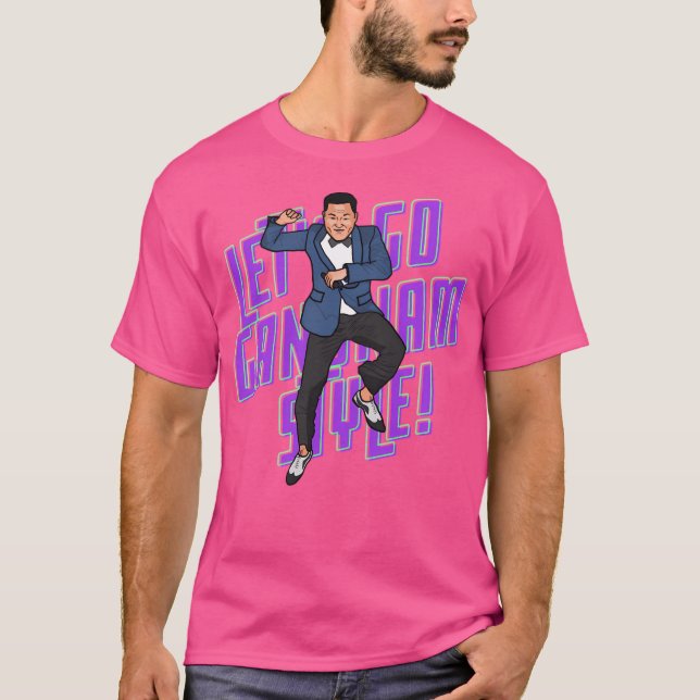 T-shirt Allons Dans Le Style Gangnam (Devant)