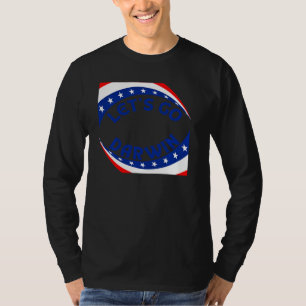 T-shirt Allons Darwin Laissons aller Darwin Girl Us Drapea