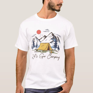 T-shirt Allons en Camping