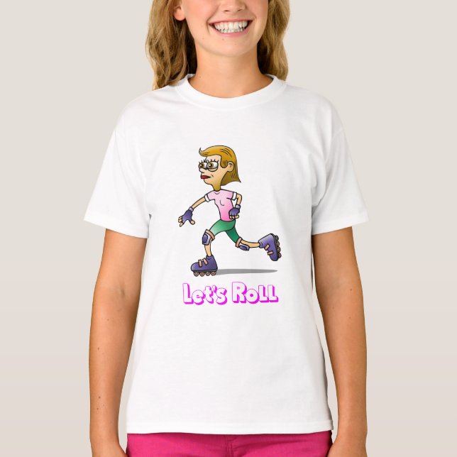 T-shirt Allons Faire Du Roller (Devant)