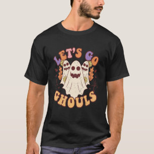 T-shirt Allons Gouls Halloween Ghost Costume Ret