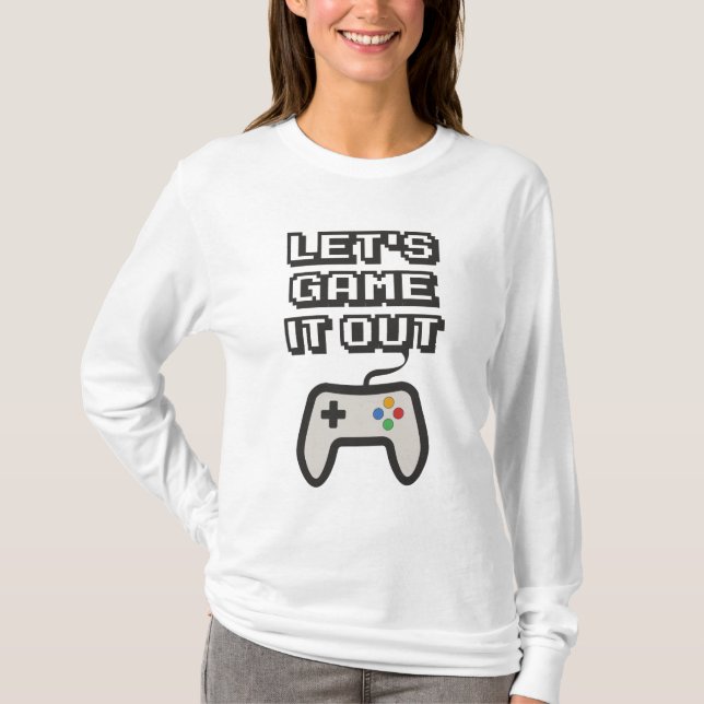 T-shirt Allons jouer (Devant)