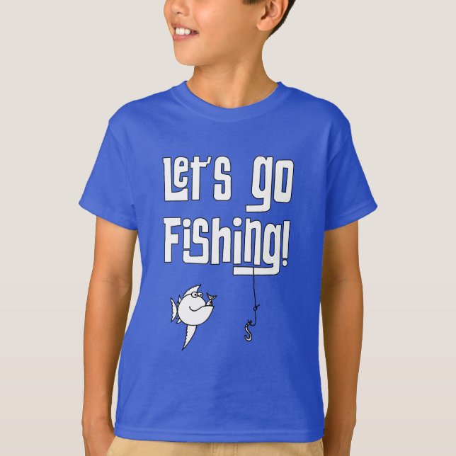 T-shirt Allons pêcher ! (Devant)