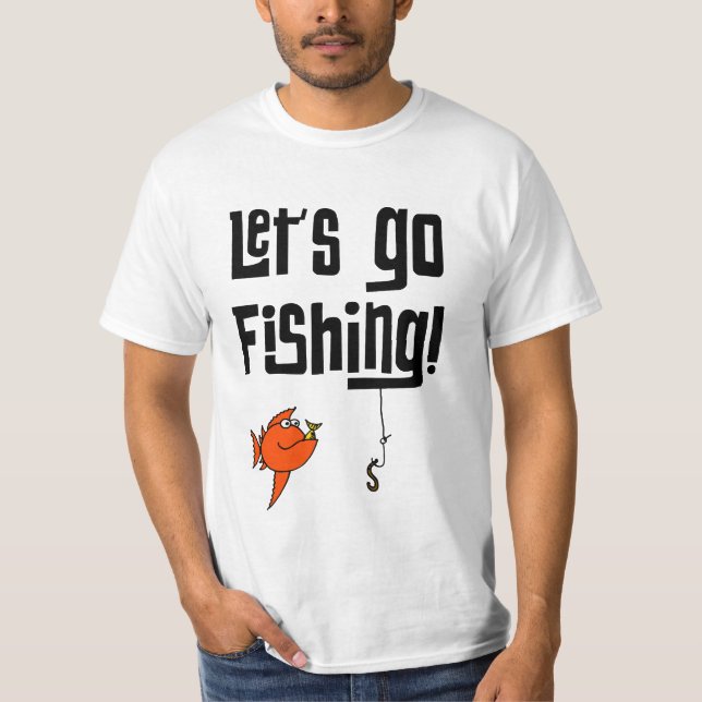 T-shirt Allons pêcher ! (Devant)