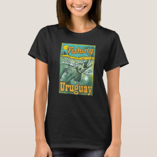 T-shirt Allons Pêcher En Uruguay