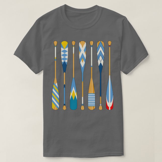 T-shirt Allons Râler Avec Nos Oars Turquoises (Design devant)