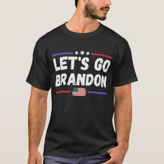 T-shirt Allons voir Brandon conservateur anti-libéral drap