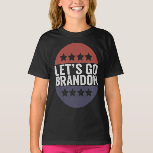T-shirt Allons voir Brandon Funny Patriotic American Flag
