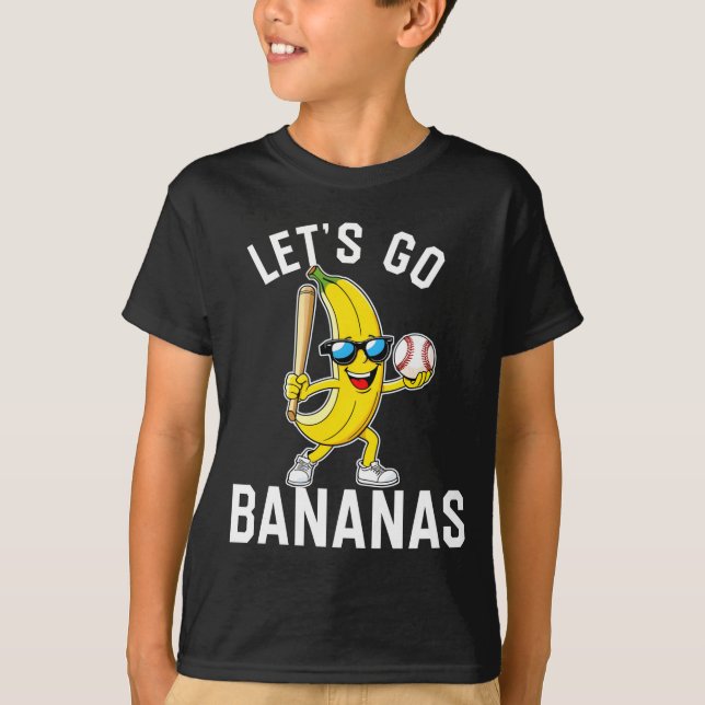 T-shirt Allons-y banane manche longue  (Devant)