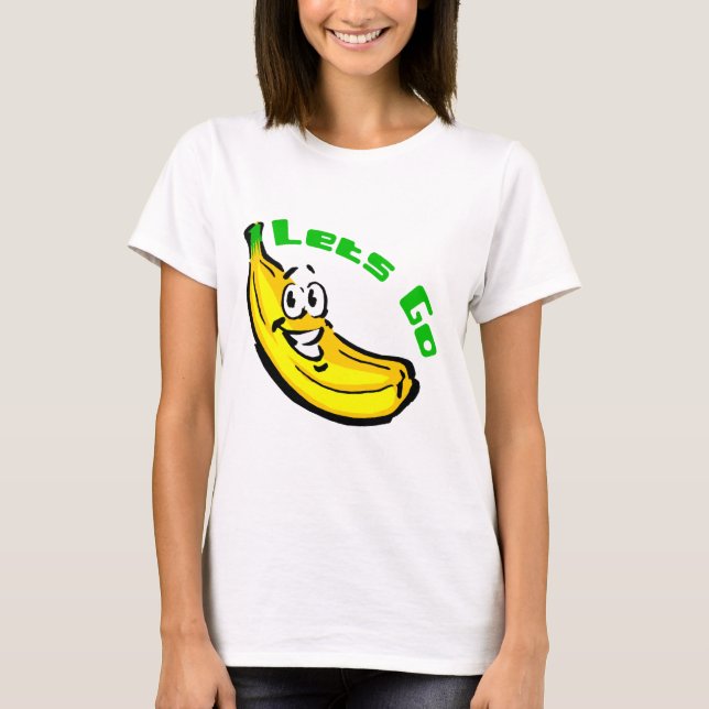 T-shirt Allons-y bananes (Devant)