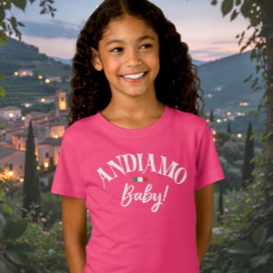 T-Shirt Allons-y Bébé ! Vêtements italiens assortis pour e