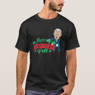 T-shirt Allons-y Biden Funny Poopy Joe Poopmas Noël P