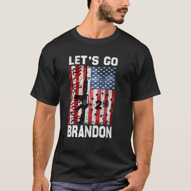 T-shirt Allons-y Brandon Allons-y Brandon Camouflage Améri (Devant)