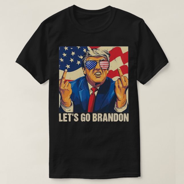 T-shirt Allons-y Branson Brandon Trump Conservateur Anti L (Design devant)