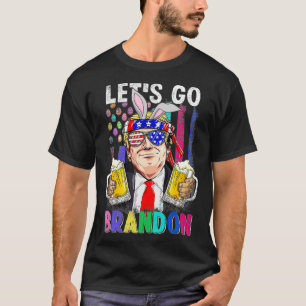 T-shirt Allons-y Bunny Brandon Bonne bière Trump pour la